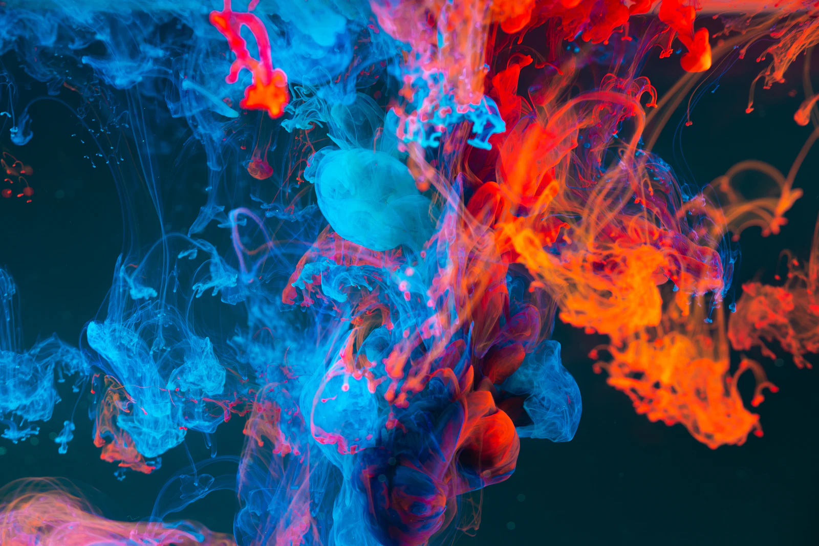 Flowing colorful gradient artwork